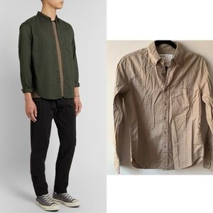 Entireworld Slim-Fit Button-Down Organic Cotton Oxford‎ Shirt Rare Deadstock